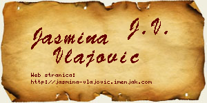 Jasmina Vlajović vizit kartica